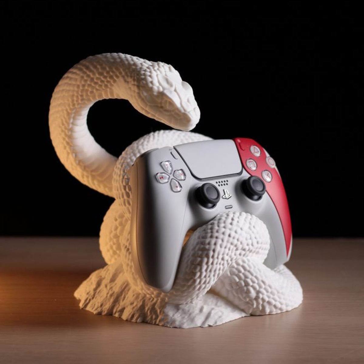3D-gedruckter Gaming-Controller-Halter in Schlangen-Optik – individuelles Werbegeschenk