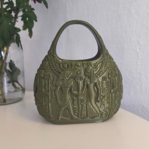 Handtasche mit ägyptischem Relief-Muster und Hieroglyphen, PrintHero