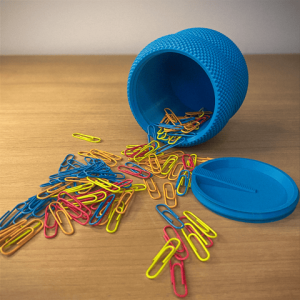 Aufbewahrungsdose mit Schraubdeckel und Noppen-Textur, PrintHero