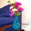Blumenvase mit facettierter Low-Poly-Struktur, PrintHero