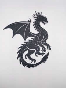 Drache – 2D-Wandbild