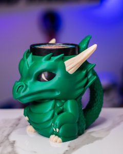 Drachen-Eisbecherhalter