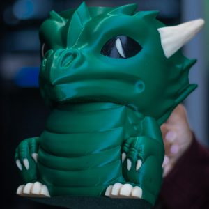 Drachen-Eisbecherhalter Nahaufnahme