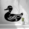 2D-Wandbild einer Ente im Scherenschnitt-Stil, PrintHero