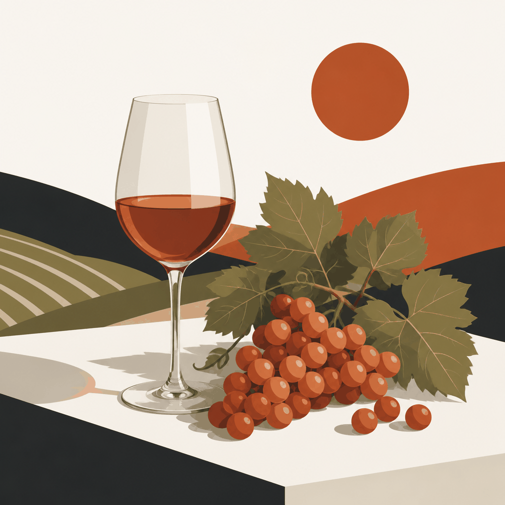 Illustration Weinbau