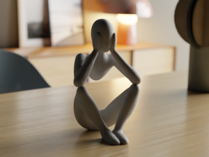 Figur „Umarmung des Unsichtbaren“