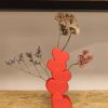Vase aus fünf gestapelten Herzformen für Trockenblumen, PrintHero