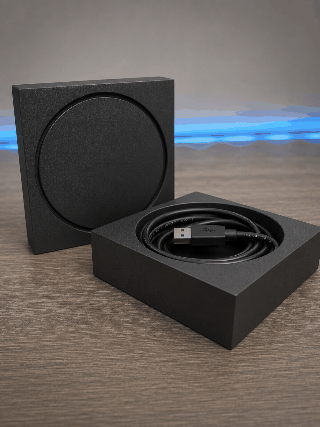 Stapelbare Aufbewahrungsbox für Kabel, PrintHero