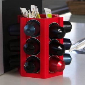 Drehbarer Ständer für Kaffeekapseln mit Platz für 18 Kapseln, PrintHero