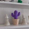 Schreibtisch-Organizer in Kaktus-Form mit Stauraumfach im Topf, PrintHero