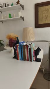 Katzen-Buchstützen-Set