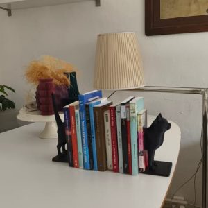 Zweiteiliges Buchstützen-Set in Katzenform, PrintHero