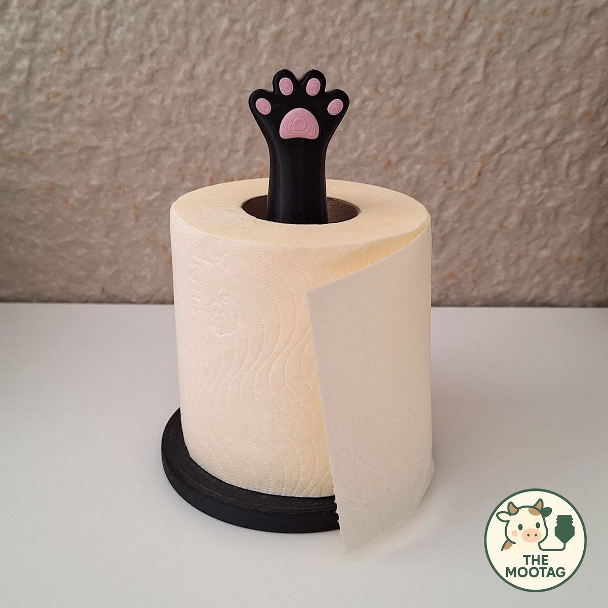 Klopapierhalter mit süßer Katzenpfoten-Spitze, PrintHero
