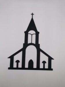 Kirche – 2D-Wandbild
