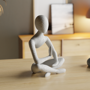 Meditationsfigur Detailansicht, PrintHero