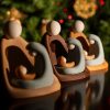 Moderne, abstrakte Weihnachtskrippe, PrintHero