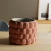 Moderne Vase mit organischer Wabenstruktur, PrintHero