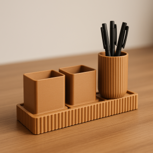 Moku – Modularer Schreibtisch-Organizer mit Stiftehalter