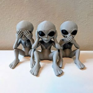 Nichts-Böses-Alien-Trio (3er Pack)