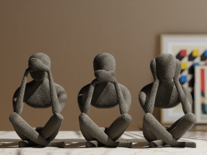 Nichts-Böses-Figuren-Trio (3er Pack)