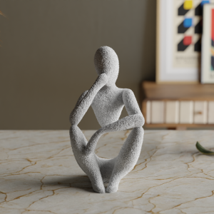 Minimalistische Skulptur "Der Denker", PrintHero
