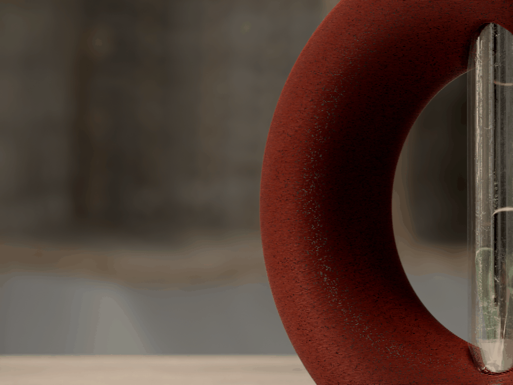 Orbit Ring-Vase Detailansicht, PrintHero