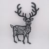 2D-Wandbild eines Rentiers mit ornamentalem Fellmuster, PrintHero