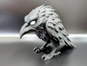 Schattenrabe – Gothic-Regal-Skulptur