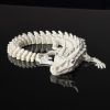 Beweglicher Skelett-Drache mit Totenkopf, Hörnern und knöchernen Gliedmaßen, PrintHero