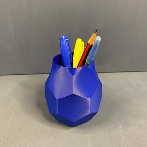 Stiftebecher mit hexagonaler Facettenstruktur, PrintHero