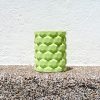 Zylindrische Vase mit dreidimensionaler Wabenstruktur, PrintHero