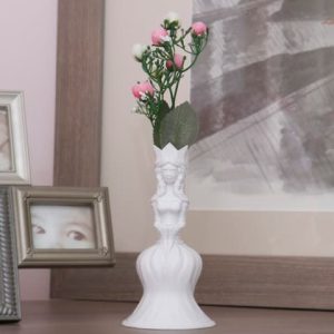 Elegante Vase mit klassischer, figürlicher Büstenform, PrintHero
