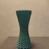 Taillierte Vase mit durchgehendem Zickzack-Muster, PrintHero