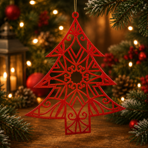 Weihnachtsbaum-Ornament Fensterdeko