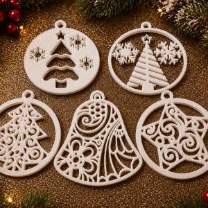 Weihnachtsbaumschmuck mit filigranem Baum-Motiv