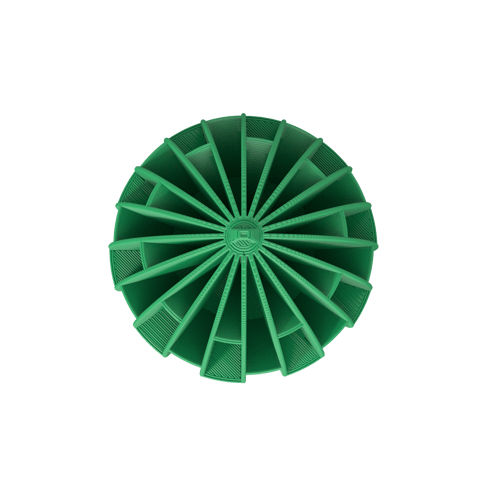 Weihnachtskugel mit radialer Speichenstruktur, PrintHero