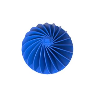 Weihnachtskugel Spiral mit Rillenstruktur